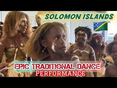 EPIC SOLOMON ISLANDS TRADITIONAL DANCE AT HONIARA WEDDING