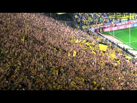Südtribüne atmosphere, BVB 4-1 Hannover 96
