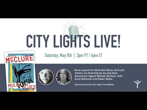 City Lights marks McClure's last book of poems