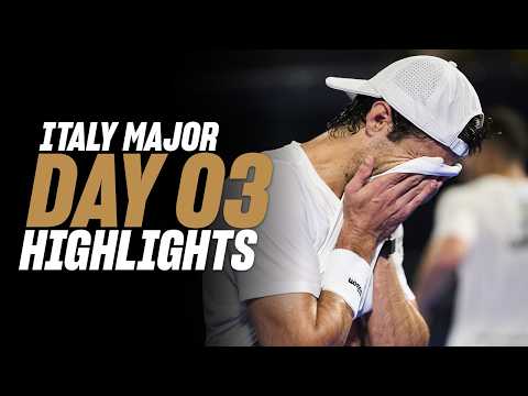 BNL Italy Premier Padel Major : Day 3 - Men's Highlights