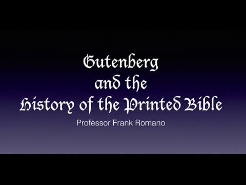 The Gutenberg Bible