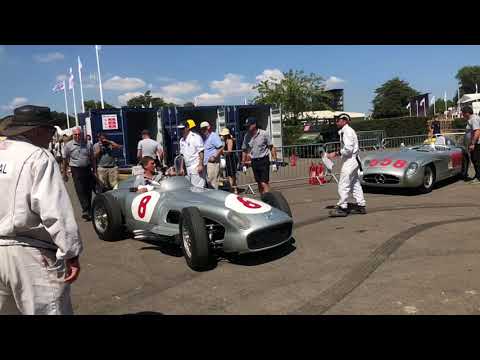 1955 Mercedes 300SLR Mille Miglia Fangio. 1954 Mercedes W196. #FOS