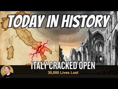 The 1783 Calabrian earthquakes