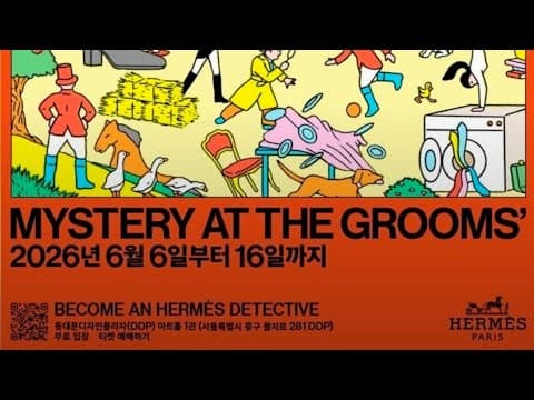 DDP 에르메스 추리 전시 체험✨️ (스포있음)