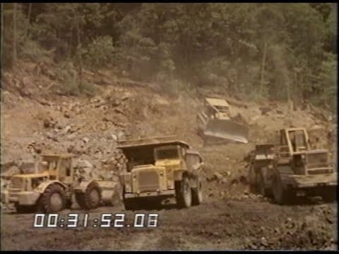American strip mining in Appalachia (1974)