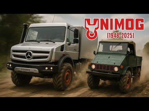 Unimog Evolution 1948–2025 – The Mercedes-Benz Off-Road Legend