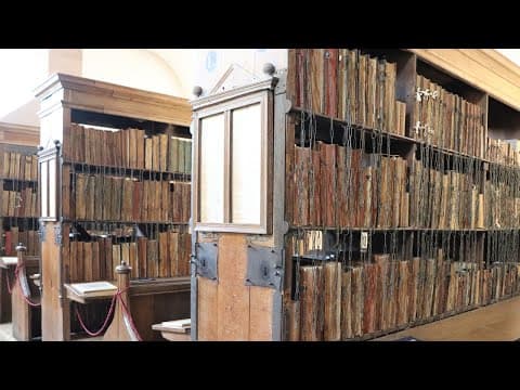 The world's largest surviving chained library