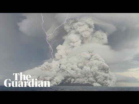 The 2022 Tonga eruption & tsunami