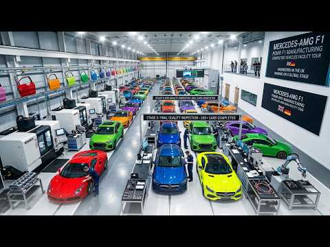 How Mercedes Builds an F1 Engine – 900 HP at 15,000 RPM
