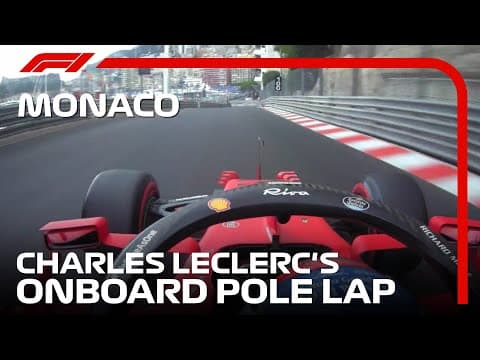 Charles Leclerc's onboard pole lap | 2021 Monaco Grand Prix