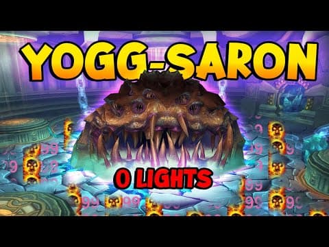 Yogg-Saron with no Keepers, in Wrath Classic