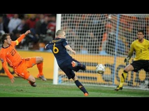 Todos los goles de España en el Mundial 2010
