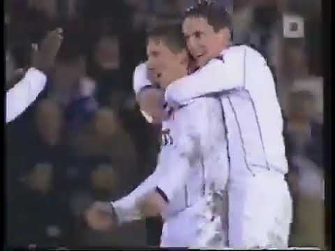 Wesley Sonck goal - Genk 1-1 Real Madrid (12/11/2002)