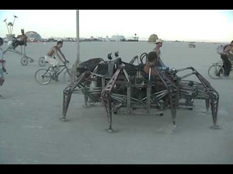 Walking mechanical spider, 2006