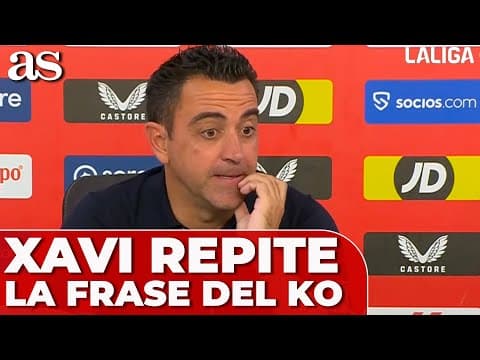 XAVI repite en su DESPEDIDA la FRASE que le COSTÓ la DESTITUCIÓN en el FC BARCELONA