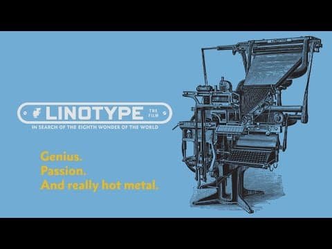 Linotype: the film
