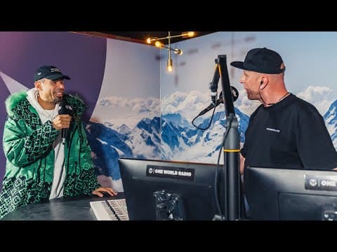 Afrojack interview at One World Radio | Tomorrowland Winter 2025