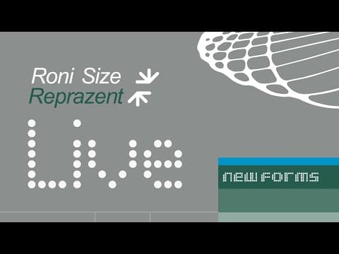 Roni Size & Reprazent — New Forms Live @ BBC2 • 1997