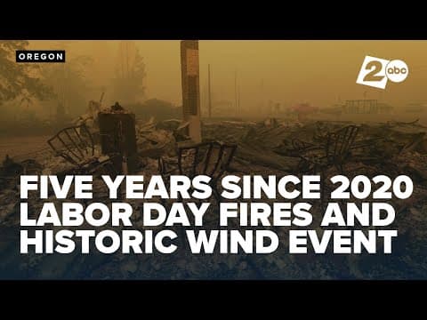 The 2020 Oregon fires