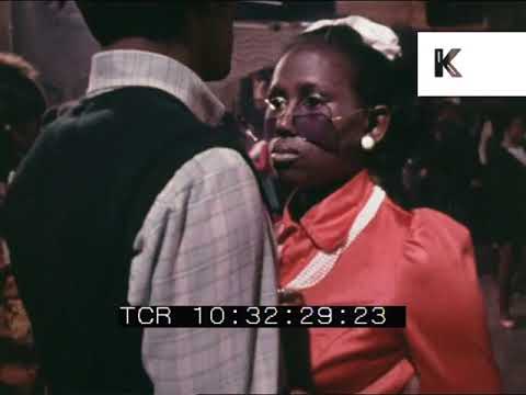 Early 1970s London, West Indian Dance Hall, Reggae Club, Black Britain