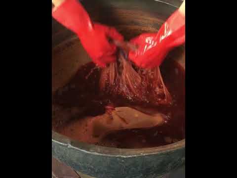 Natural dying with Madder