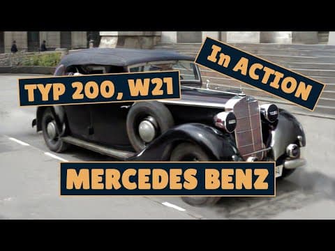 Mercedes Benz W21 (Typ 200) (Mercedes Benz Stuttgart) - (1933-1936)