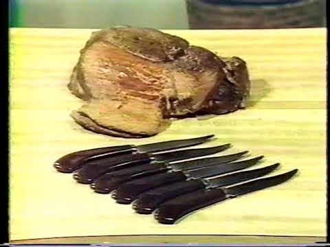 classic Ginsu knife commercial