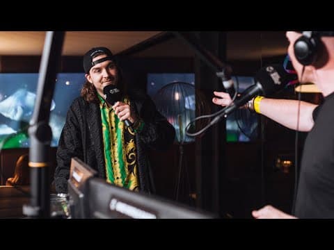 Reinier Zonneveld at the One World Radio studio I Tomorrowland Belgium 2023