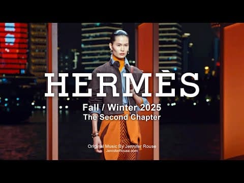 Hermès 2025 FALL / WINTER Runway Show The Second Chapter - Original Music By Jennifer Rouse
