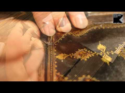 Restoring a 17th-century Persian book