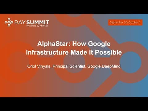 AlphaStar: How Google Infrastructure Made It Possible