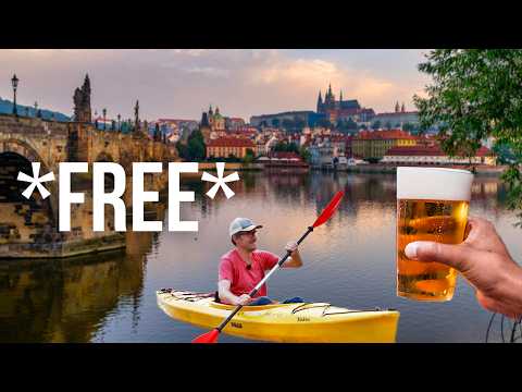 Prague on a budget: FREE* Kayak & 2 EURO Beer Garden