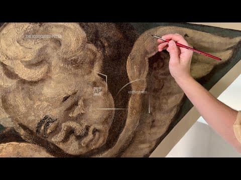 Restoring Painted Angels in a Boston Church