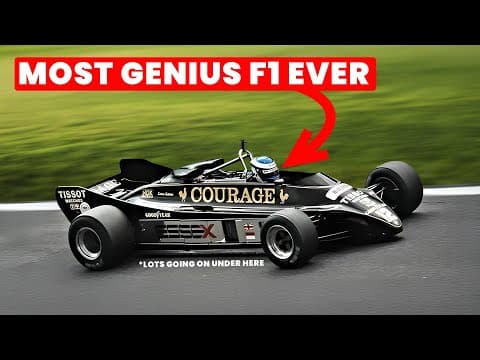 Ground Effect: So Genius It Makes Modern F1 Look Stupid
