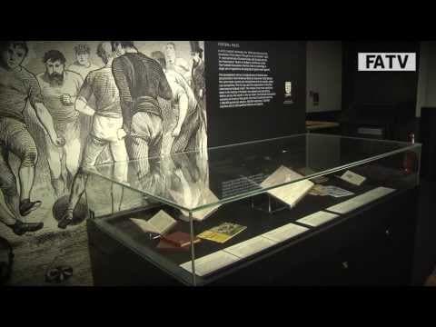 The 1863 rule book goes on display