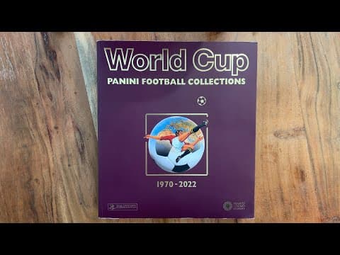 Panini sticker albums — "got, got, need"