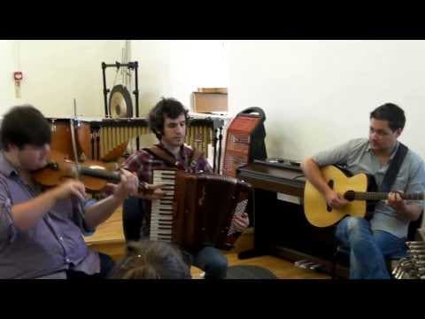 Barrule teach KWC students the Manx tune 'Manannan Song'