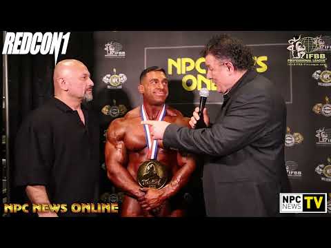 Derek Lunsford 2023 Olympia Champion Interview Finals Routine