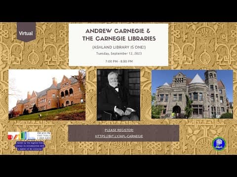 Andrew Carnegie and the Carnegie libraries