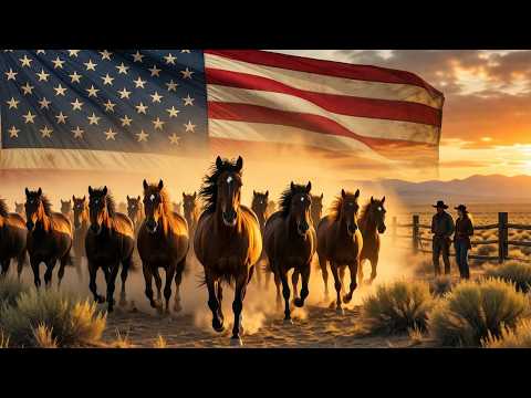 Wild Mustangs Run Free (The "Wild Horse Annie" Anthem) - Outlaw Saloon US - Epic Country Rock!