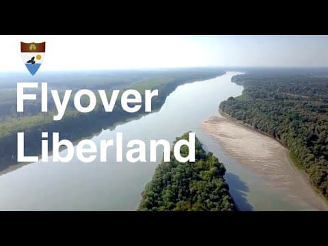 "Good Morning Liberland!" - flyover of the third-smallest sovereign-state claim in Europe