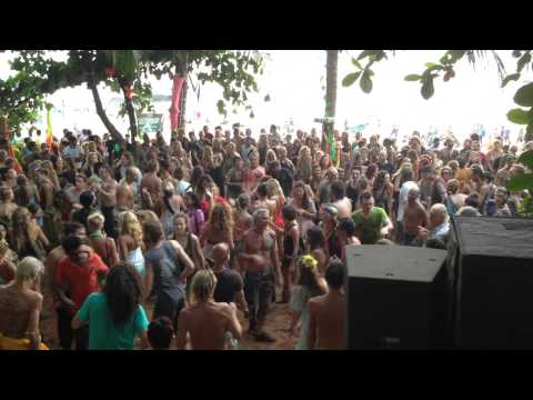 GOA, Anjuna beach Psychedelic trance party