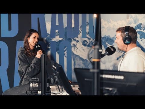 Brina Knauss at the One World Radio Studio | Tomorrowland Winter 2024