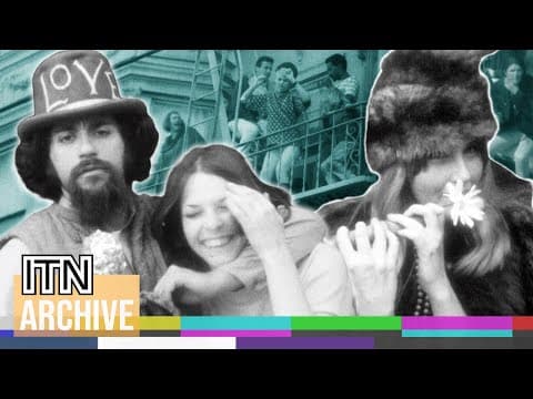 1967 Summer of Love Footage — Hippies of San Francisco (ITN archival)