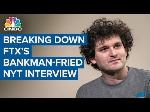FTX's Sam Bankman Fried to NYT: I would have been more thorough if I had concentrated better