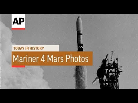 Mariner 4 Mars Photos - 1965