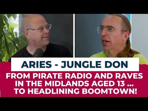DJ Aries | From Pirate Radio in 1990 Aged 13 to Boomtown Headliner | A Midlands Rave Story