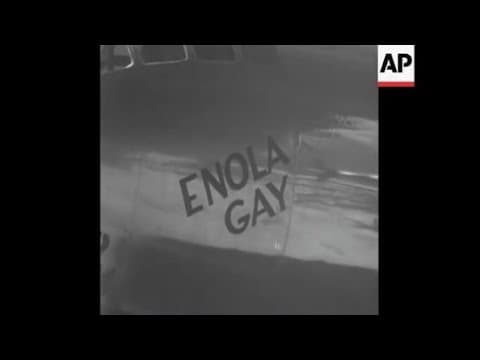 AP file film of the atomic bomb dropped on Hiroshima