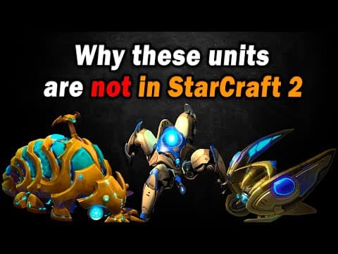 The Brood War Protoss units that never made it into StarCraft II