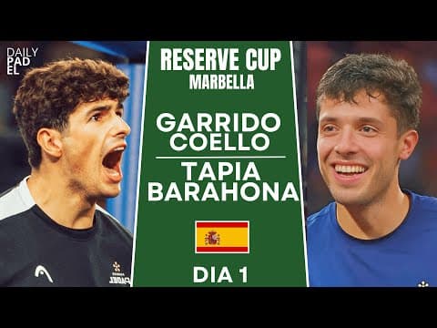 RESERVE CUP | Garrido/Coello VS Tapia/Barahona | DIA 1 | Highlights